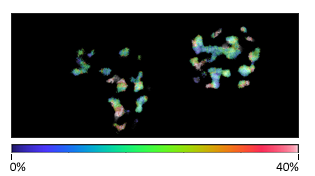 FRET efficiencies in live cells